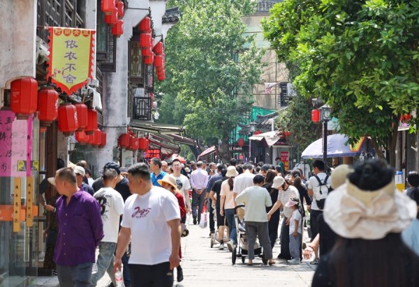 满瑞网 枫泾古镇迎来大客流