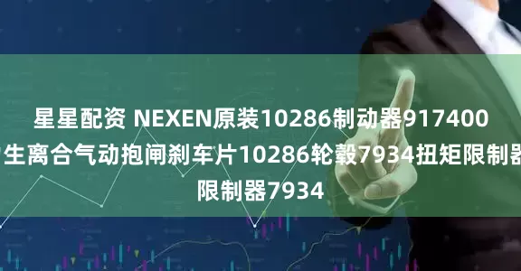 星星配资 NEXEN原装10286制动器917400折扣力生离合气动抱闸刹车片10286轮毂7934扭矩限制器7934